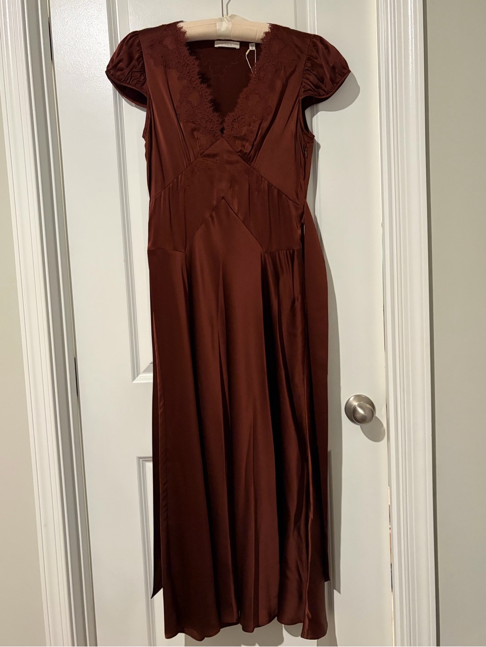 Doen Coraline Dress in Cafe Brun - Picture 2 of 9